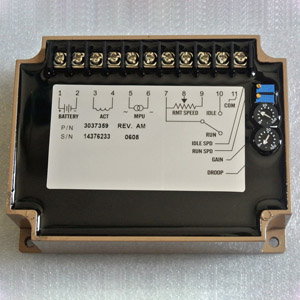 Generator Speed Control and actuator Speed governor 3037359