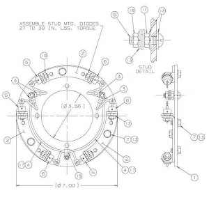 Rectifier for marathon generator 40-120kw
